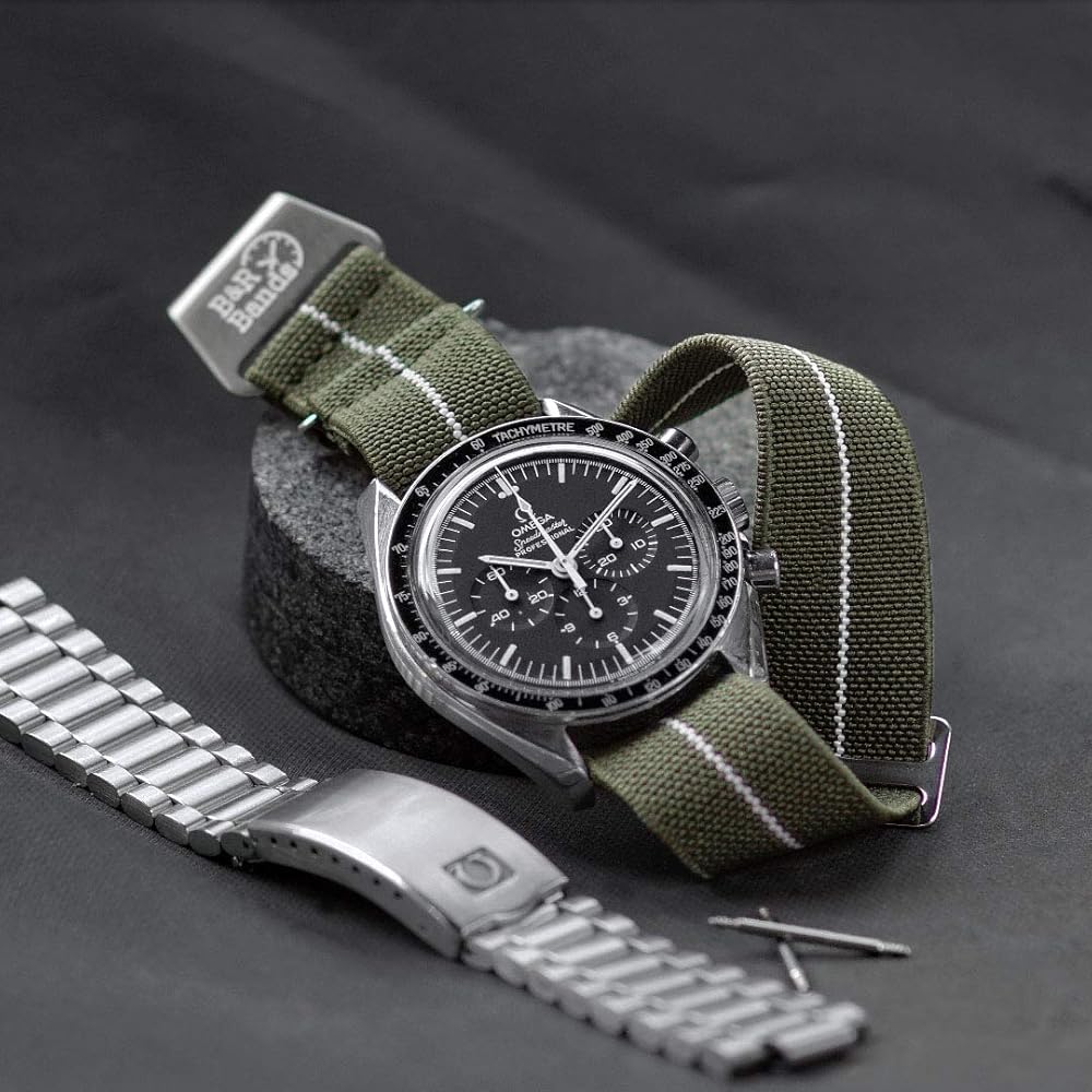 ヴィンテージ フランス軍 パラシュートストラップ 時計 ベルト Amazon.co.jp: 時計 ベルト，メンズ フランス軍 パラシュート